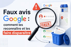 Illustration : Visualisez Signaler un faux avis Google