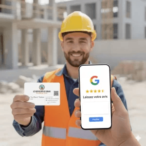 Illustration : Visualisez Avis Google entreprise bâtiment