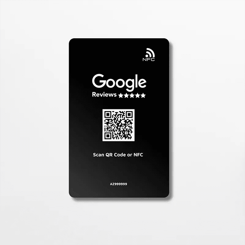 Illustration : Visualisez Carte NFC avis Google